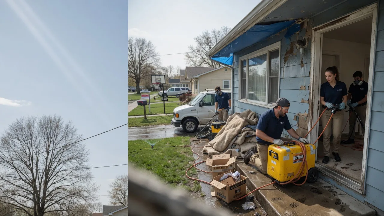 Basement Flood Cleanup in Ottawa, KS near me